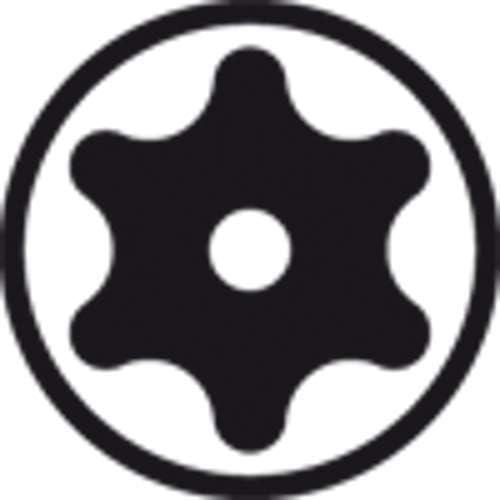 Wiha Bit Set FlipSelector Standard 25 mm TORX® Tamper Resistant (mit Bohrung) 13-tlg. 1/4" (39037),