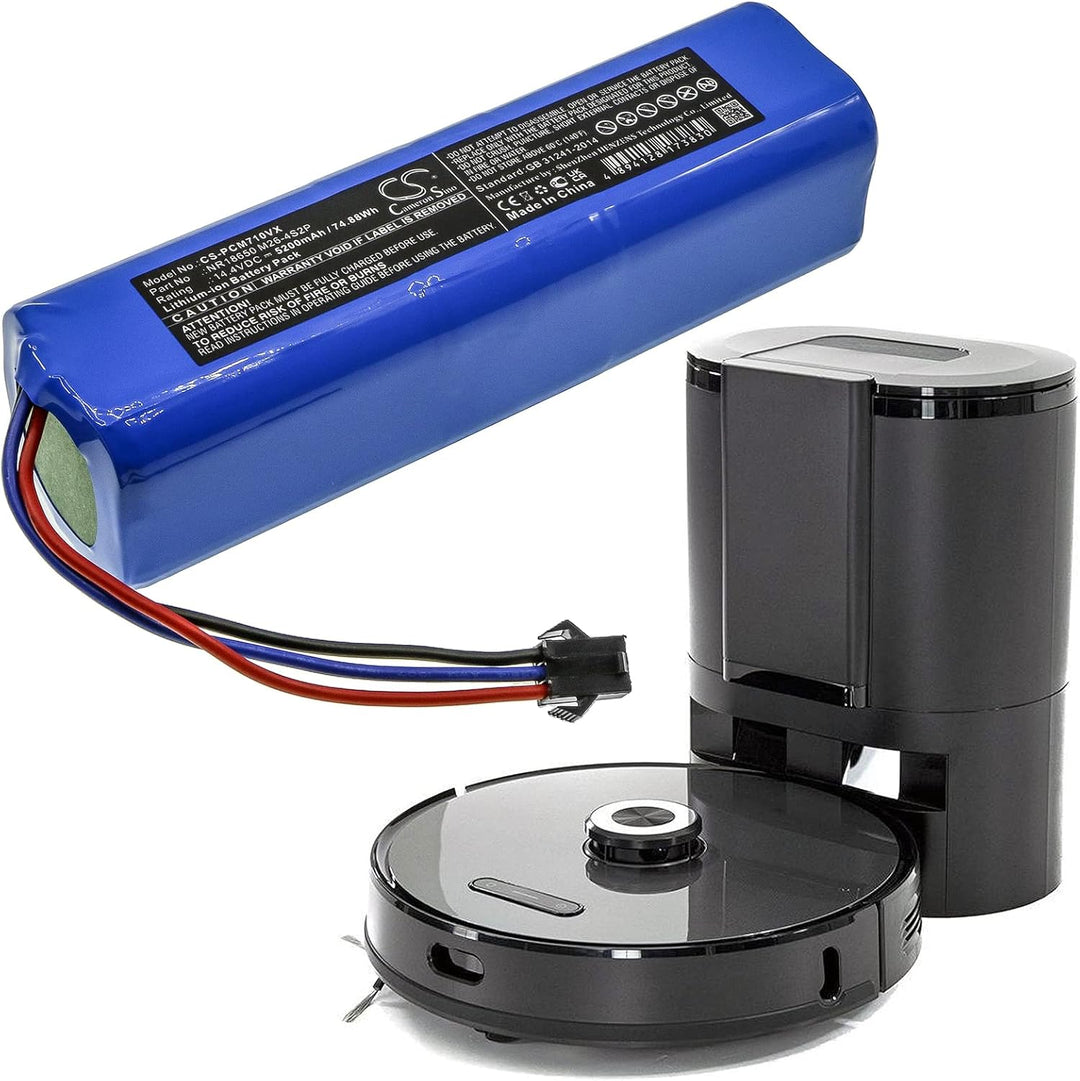 Cameron Sino Neu 5200mAh Ersatz Akku für Proscenic M7 Pro, LDS M7 Pro, M8 Pro, M7 Max, U6, Xiaomi Vi