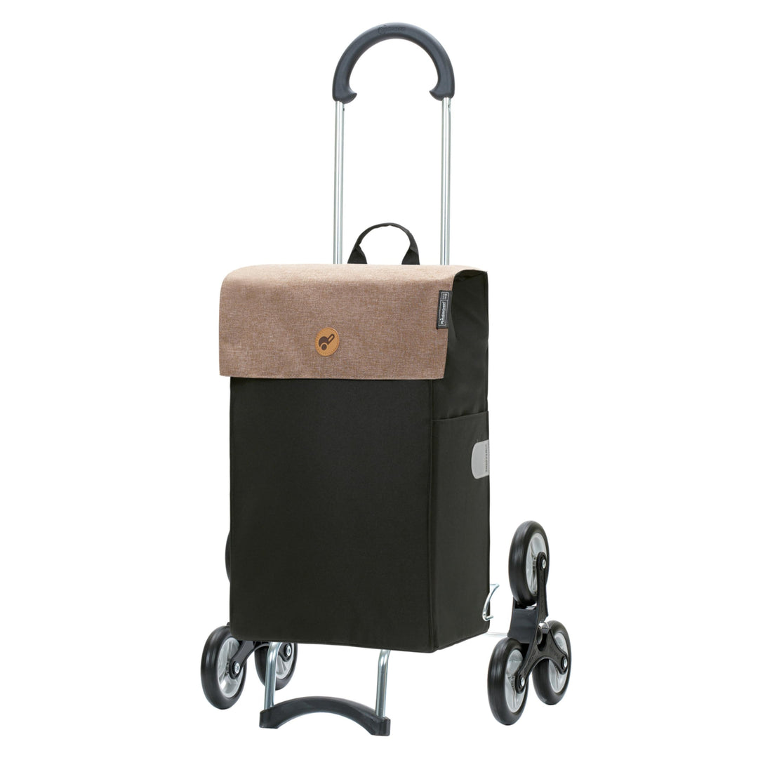ANDERSEN Einkaufstrolley - Treppensteiger Scala Shopper Hera Sand 47 L Einkaufsroller, modern, Refle