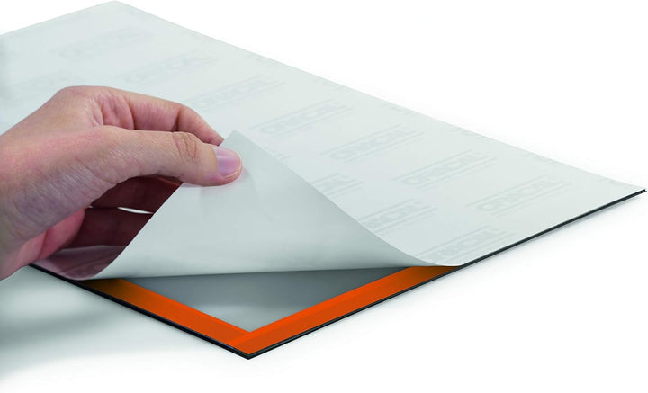 Durable Info-Rahmen Duraframe (A4, selbstklebend mit Magnetverschluss) 10 Stück, orange, 488209 A4 O