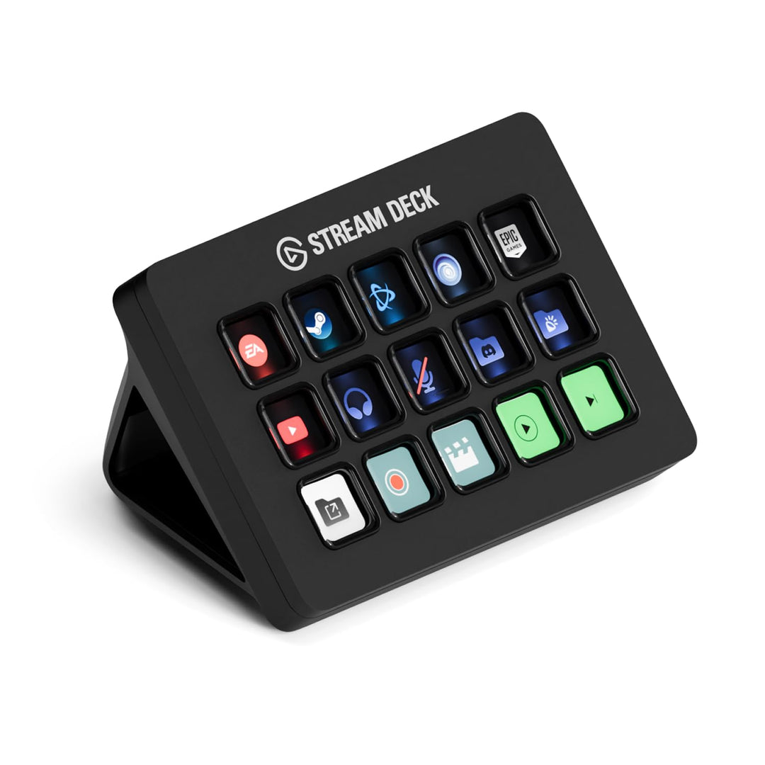 Elgato Stream Deck MK.2 – Studio-Controller, 15 Makrotasten, auslösen von Aktion in Apps und Softwar
