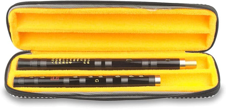 C Key Dizi Black Bitter Bamboo Flöte Chen Qing Flöte mit gratis Membran & Kleber & Schutzset Traditi