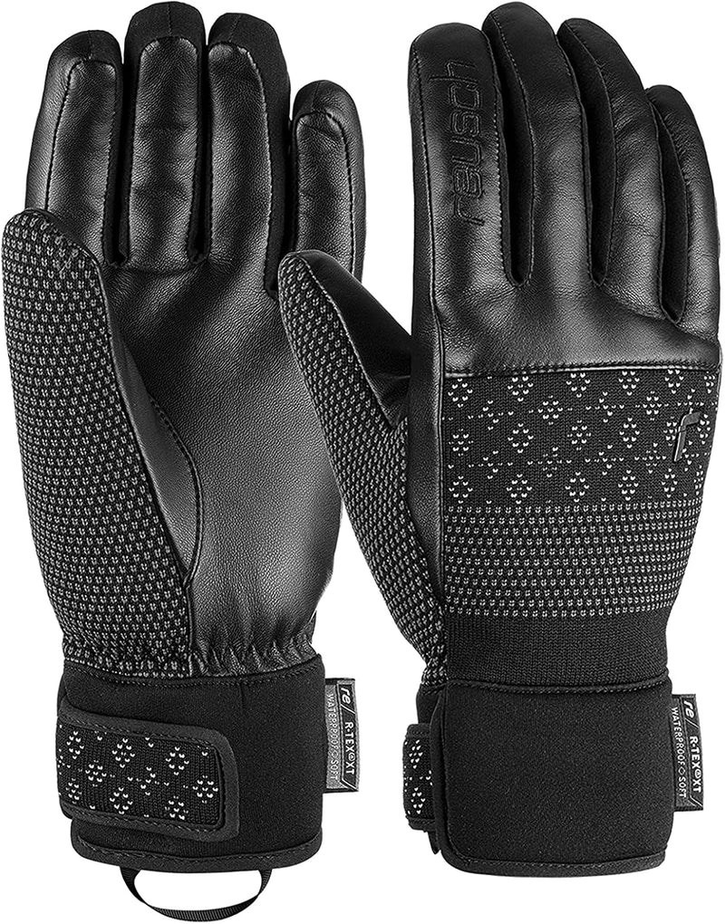 Reusch Damen Re:Knit Elisabeth R-tex extra Warmer, wasserdichter und atmungsaktiver Skihandschuh, 6.