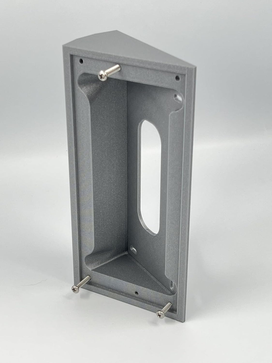 XONI Gehäuse mit Winkel 30 °, Grau metallic, kompatibel mit Comelit Quad Videotelefon, BT30-QUADRA30