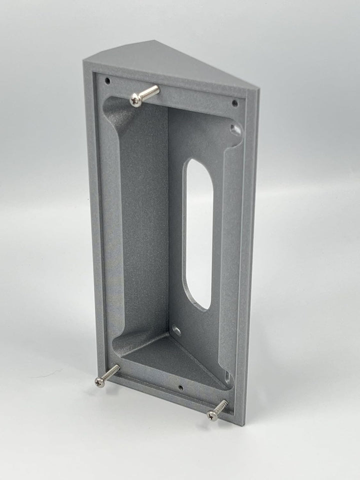 XONI Gehäuse mit Winkel 30 °, Grau metallic, kompatibel mit Comelit Quad Videotelefon, BT30-QUADRA30
