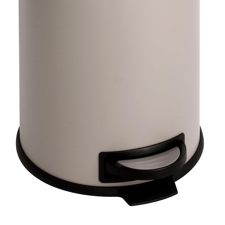 SVITA T30 Mülleimer Treteimer Abfalleimer 30 Liter inkl. Inneneimer rund Küchen-Hilfe Taupe, Taupe