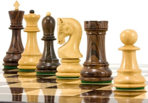 The Regency Chess Company Die Antipodean Serie 10.2cm Rosenholz Staunton schachfiguren