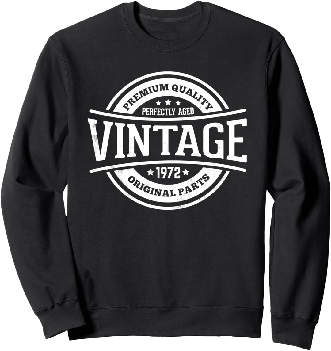 48 Jahre altes Geburtstagsgeschenk Vintage 1972 gealtert Sweatshirt