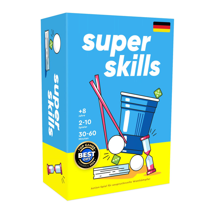 The World Game Super Skills - Deutsch - Das lustige Gesellschaftsspiel für Kinder, Jugendliche & Erw
