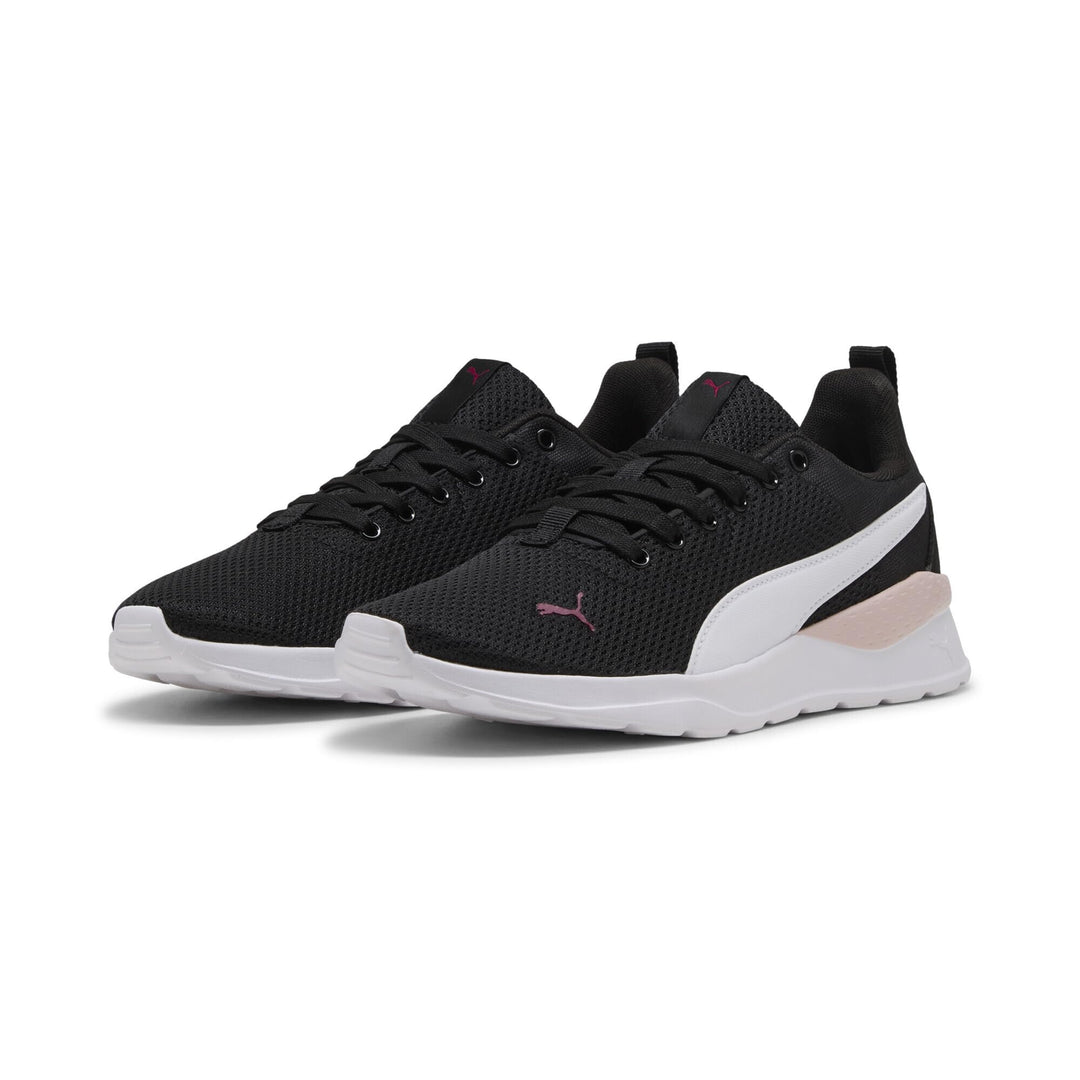 PUMA Unisex Anzarun Lite Sneaker 36 EU Black White Berry Pink, 36 EU Black White Berry Pink