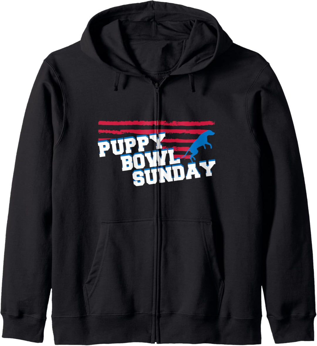 Puppy Bowl Sunday Cute Dog Lover Gift Kapuzenjacke