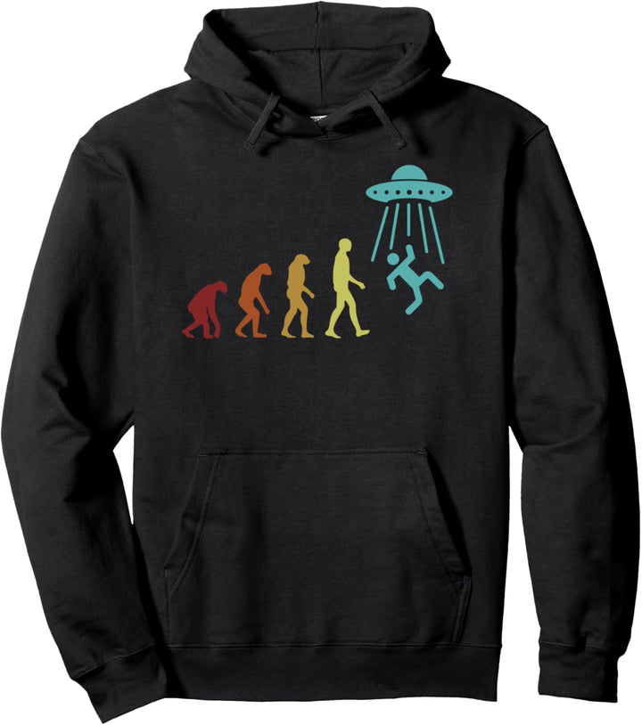 Alien Evolution Ausserirdischer Ufo Conspiracy Alien Pullover Hoodie