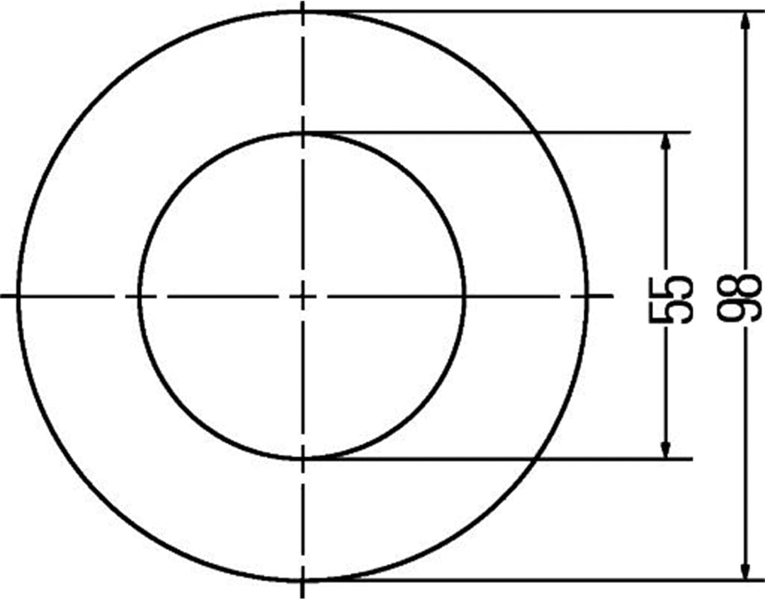 HELLA - Schlussleuchte - LED - 24V - Einbau - Lichtscheibenfarbe: glasklar - LED-Lichtfarbe: rot - S