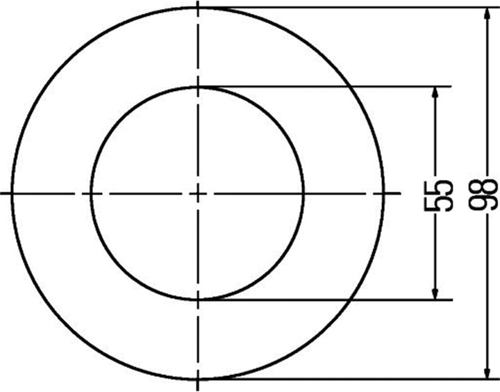 HELLA - Positionsleuchte - LED - 12V - Einbau/Schraubanschluss - Lichtscheibenfarbe: glasklar - Kabe