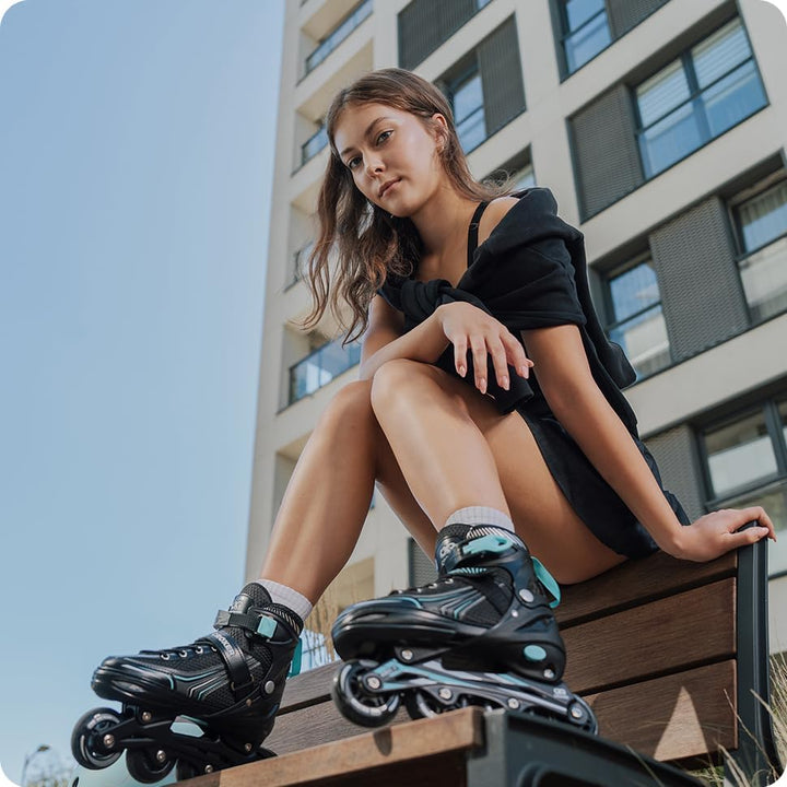 2in1 Croxer Inlineskates/Schlittschuhe Optima verstellbar