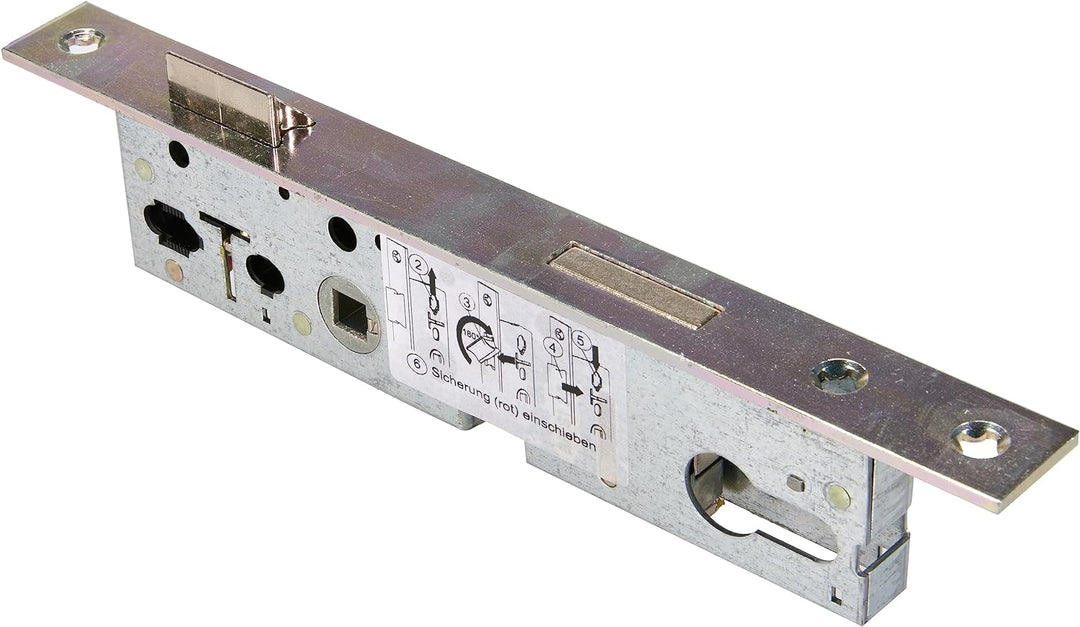 ABUS - Einsteckschloss für Rohrrahmentür ESR PZ LR Z 30 92 24-61746, Silber 30mm, 30mm