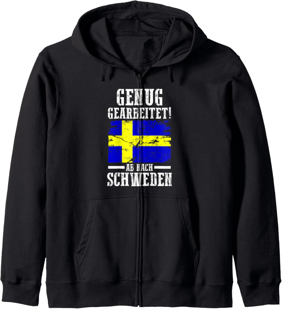 Skandinavien Urlaub Schwede Schweden Kapuzenjacke