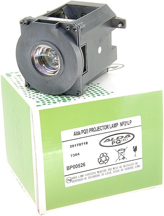 Alda PQ-Premium, Beamerlampe/Ersatzlampe kompatibel mit NP21LP, 60003224 für NEC NP-PA500U, NP-PA500