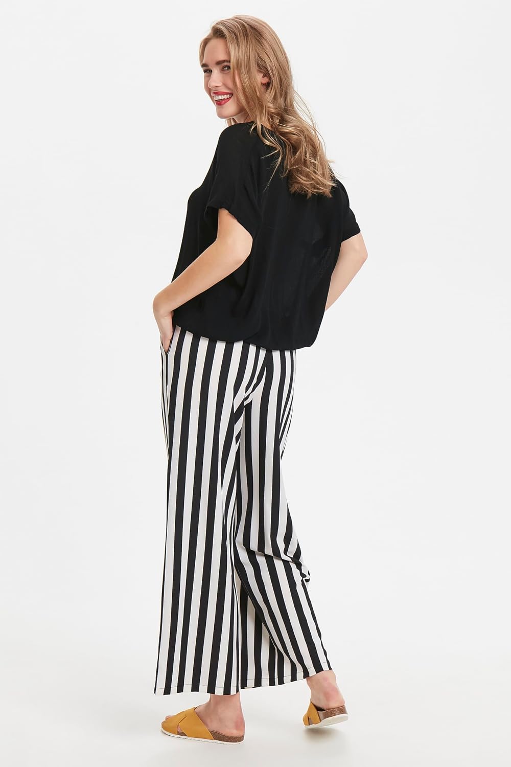 KAFFE Damen Bluse ärmellos KAamber KAamber Stanley Kurzarm 38 Black Deep, 38 Black Deep