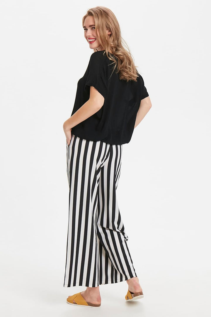 KAFFE Damen Bluse ärmellos KAamber KAamber Stanley Kurzarm 38 Black Deep, 38 Black Deep
