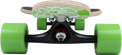 FunTomia Longboard mit 3 Flex Stufen Drop Through Cruiser Komplettboard Mach1 Speed Kugellager T-Too