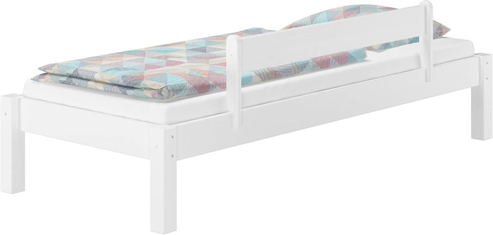 Erst-Holz Kindersicherung zum Aufstecken auf den Bettrahmen Massive Kiefer oder weiss V-60.Kisi-B25,