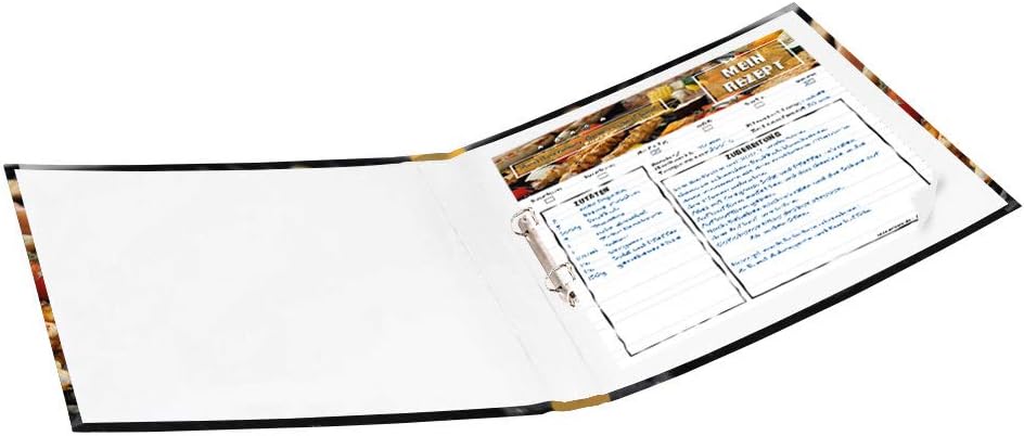 PRICARO Rezeptordner mit Rezeptblock "BBQ", A5