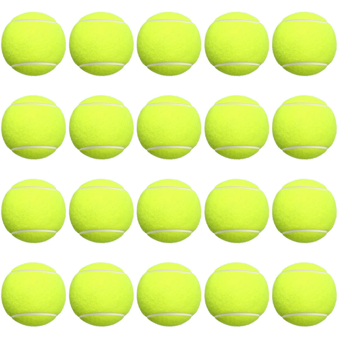 Vinsot 24 Pack Tennis Balls Playing Balls Tennis Practice Balls Training Tennis Balls for Beginner P