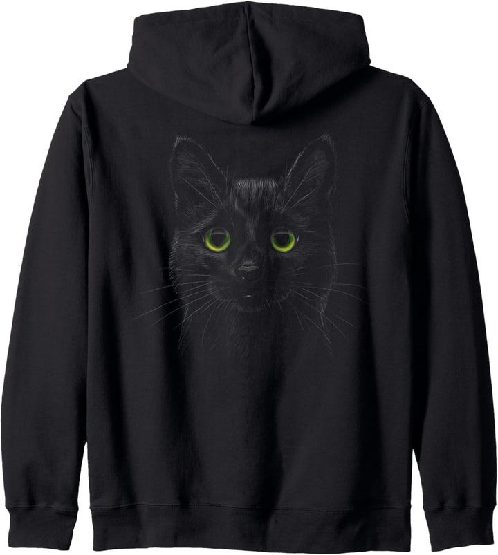 Katze Portrait Katzenkopf Katzen Kapuzenjacke