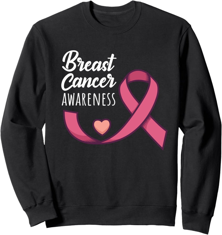 Brustkrebs Herz Sweatshirt
