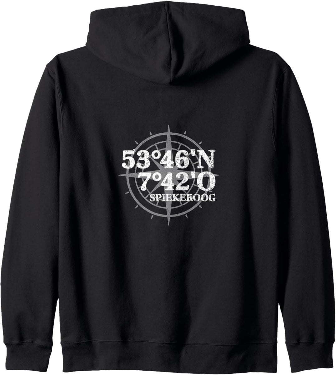 Spiekeroog Koordinaten Insel Nordsee Urlaub, Spiekeroog Kapuzenjacke