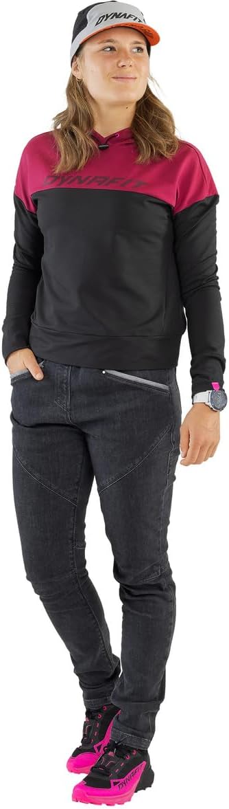 DYNAFIT Damen Tshirt, XS Beet Red Melange/0910