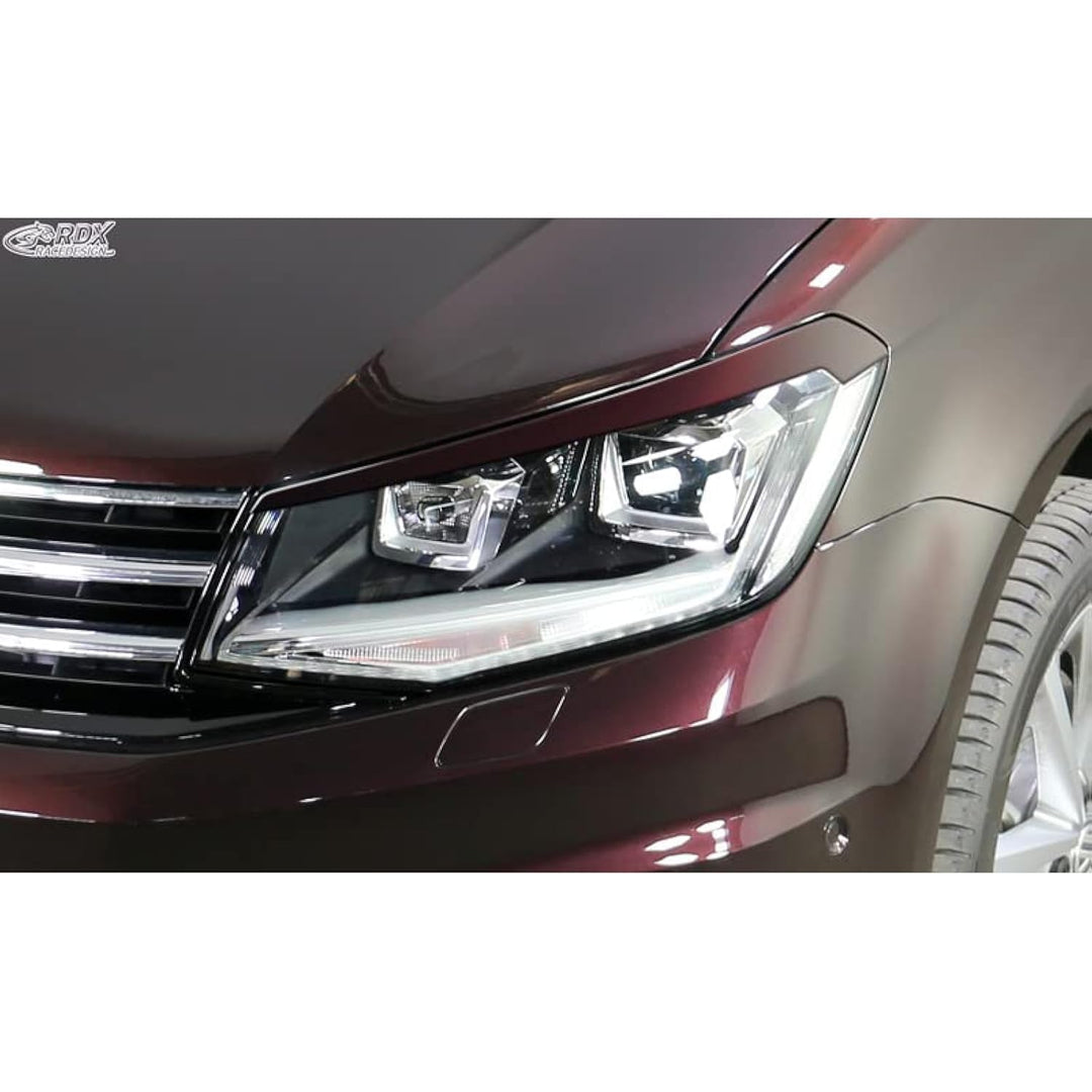 RDX Racedesign Scheinwerferblenden kompatibel mit Volkswagen Caddy IV 2015-2020 (ABS), RDSB197