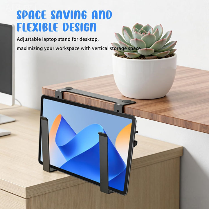 Verstellbare Schreibtischseitenlaptop-Halterung, Laptop Halterung, Metall Aufhängbarer Laptop Organi