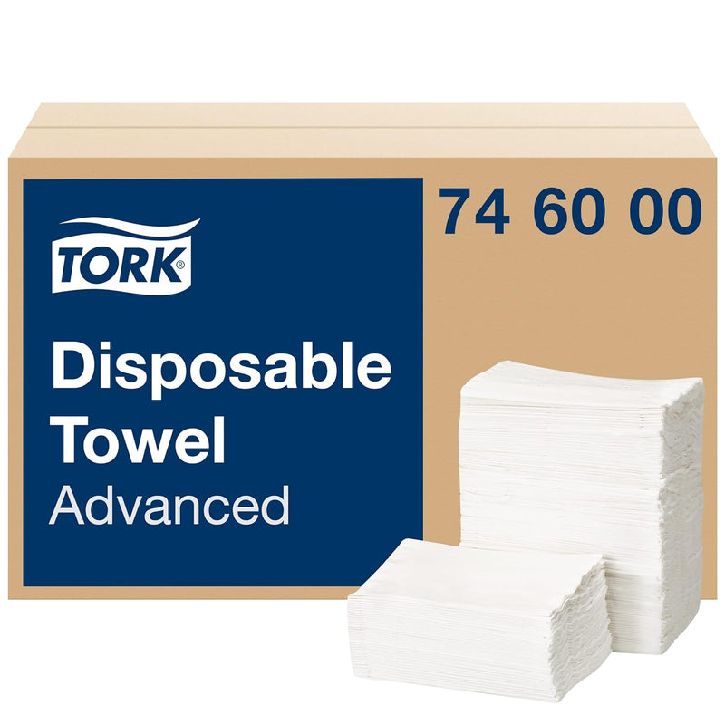 Tork 746000 Schutztuch Advanced 5-lagig / weiche Tücher zum Schutz und zur Absorption von Flüssigkei