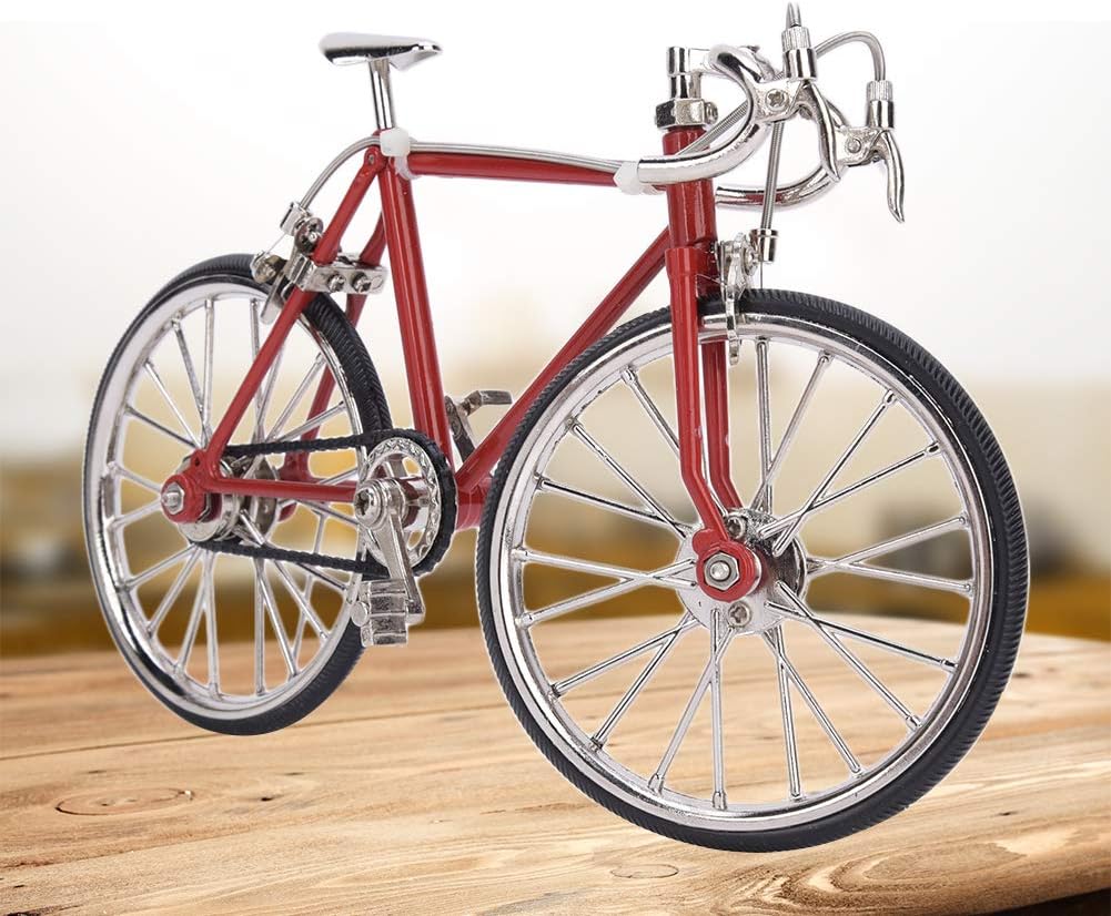 1:12 Mini Puppenhaus Fahrrad realistische Legierung Miniatur Fahrrad Fahrzeugmodell Spielzeug Puppen