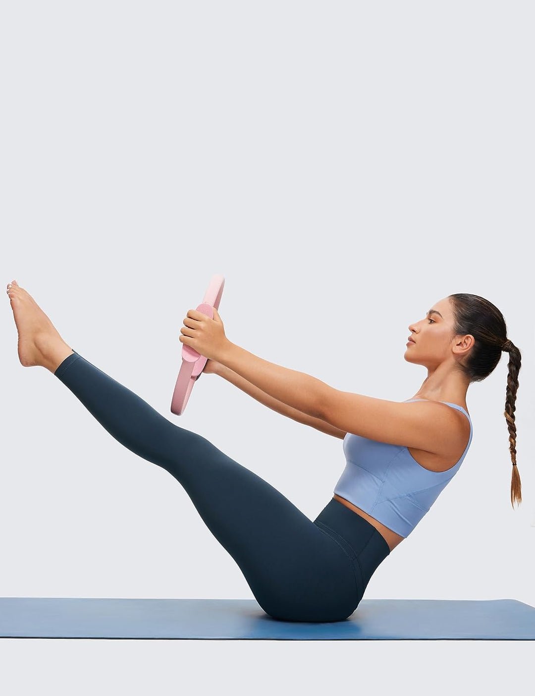 CRZ YOGA Damen Naked Feeling Sport Leggings High Wasit Sporthose Yogahose Blickdicht Lange Yoga Legg