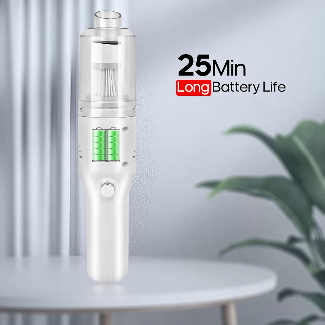 suloea Handstaubsauger Auto Handstaubsauger Kabellos,Akku Auto Staubsauger Stark USB-C Aufladbar,Tra