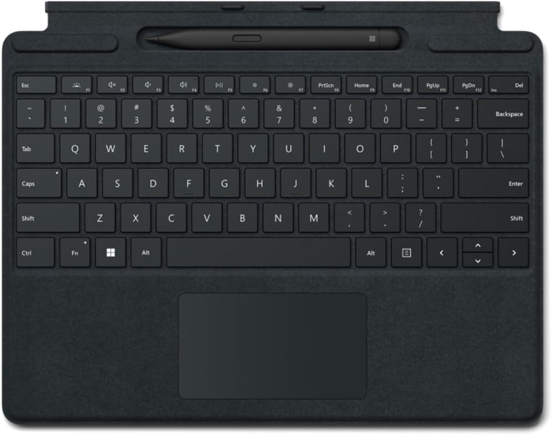 Microsoft Surface Pro Signature Keyboard (Schwarz) im Bundle mit Slim Pen 2 | kompatibel mit Surface