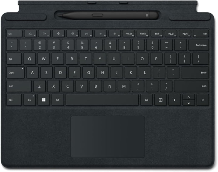 Microsoft Surface Pro Signature Keyboard (Schwarz) im Bundle mit Slim Pen 2 | kompatibel mit Surface