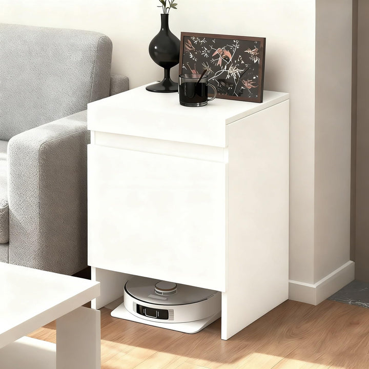 Saugroboter Verstecken Schrank Mit Tür, Staubsauger Roboter Schrank Einfacher Wasserwechsel, Staubsa