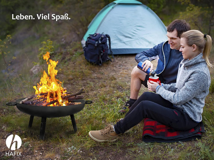 HAFIX® Feuerschale, Feuerkorb, Feuerschalen für Garten, Feuerstelle Outdoor, Feuerschale, Feuertonne