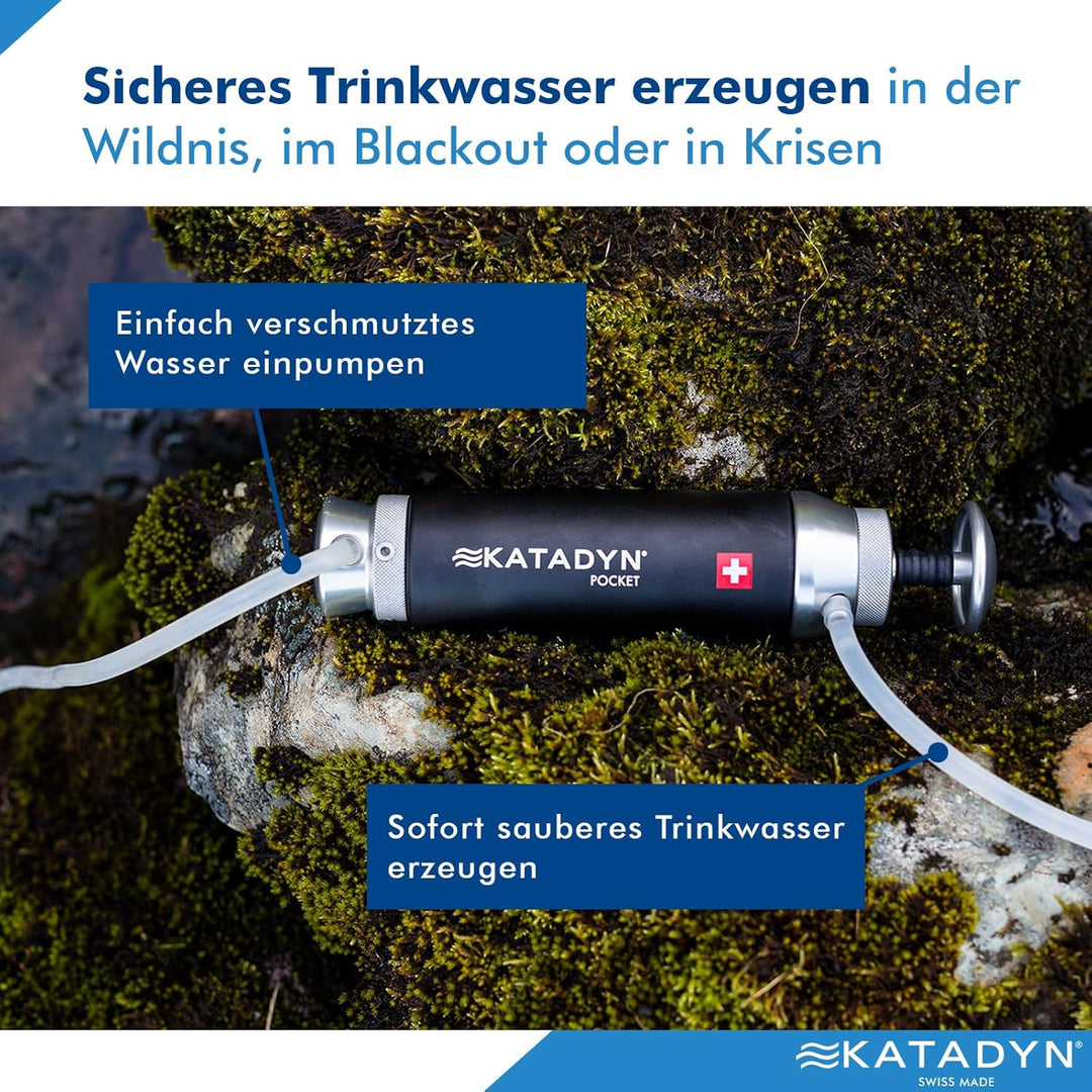 Katadyn Wasserfilter Pocket Tactical Serie Single, Single