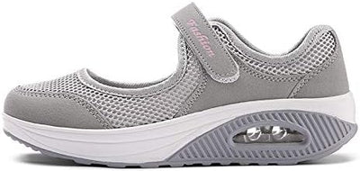 CLYCTIP Damen Outdoor Fitnessschuhe Atmungsaktive Mesh Schuhe Sport Slipper mit Klettverschlu 36 EU