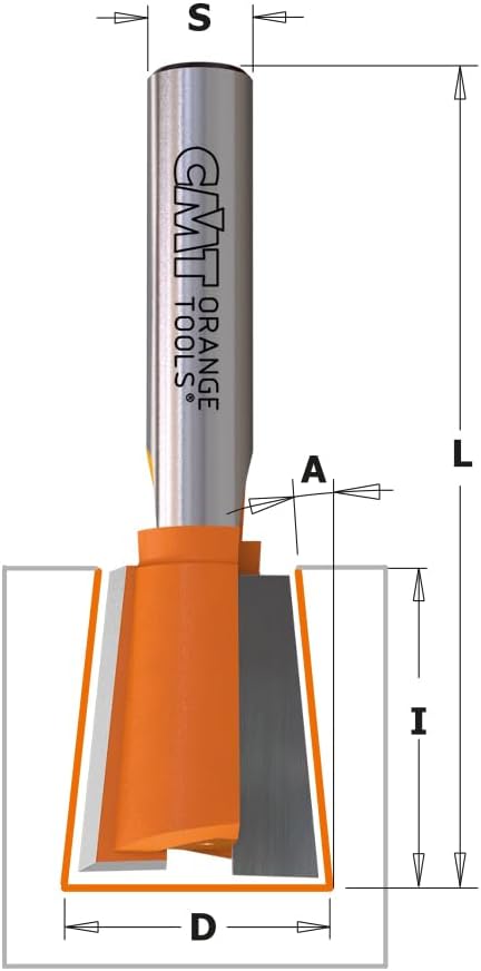 CMT orange Tools 918,190,11 Erdbeere Fugenentferner 7 Grad HW S 8 19 x 22 D