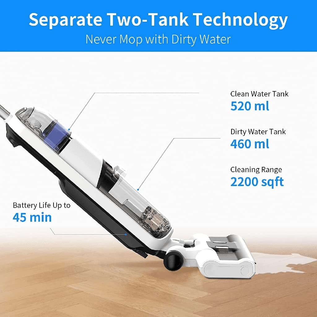 RedKey W12 Akku-Handstaubsauger 2 Wassertanks, inkl. Akku, Beutellos