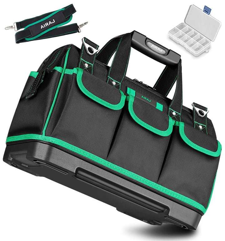 AIRAJ Elektriker Werkzeugtasche 40 * 23 * 28CM,Verstellbarem Schultergurt/Hohes Volumen/Wasserdichte