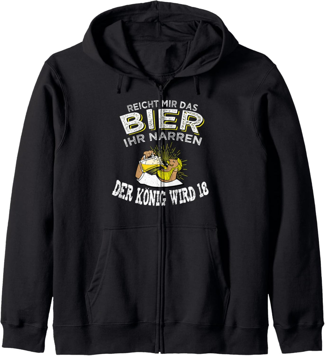 18. Geburtstag Jahrgang 2002 Geschenkidee für einen Mann Kapuzenjacke