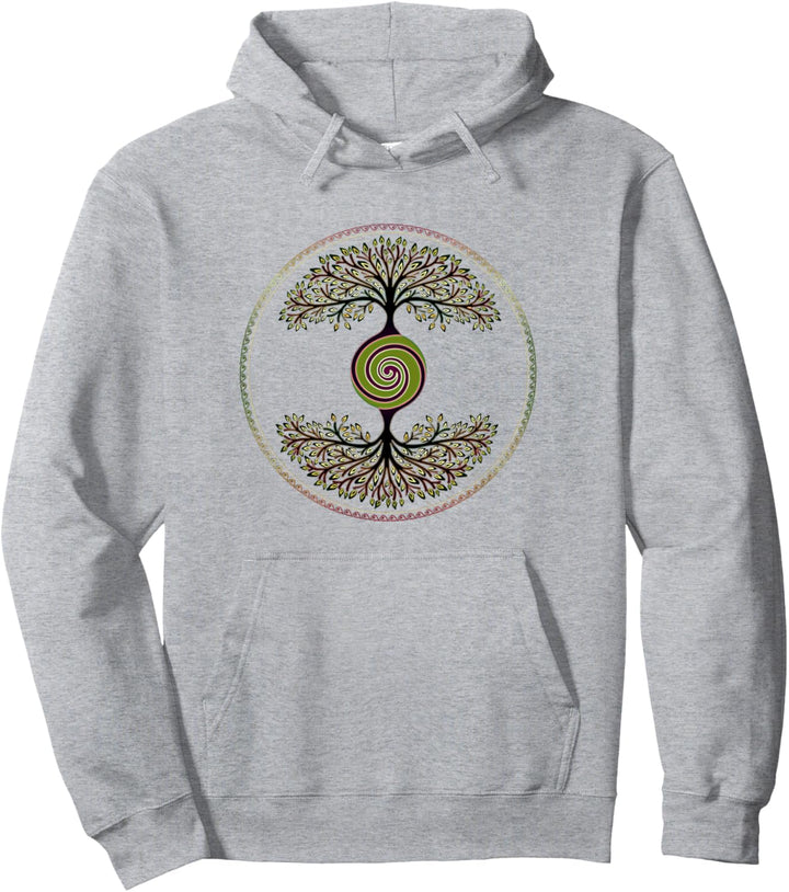 Baum des Lebens, Spirale, Erde, Yggdrasil, nordisch keltisch Pullover Hoodie