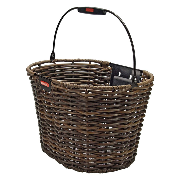 KLICKfix Farradtasche Structura Oval mit KLICKfix adapter Braun, Braun
